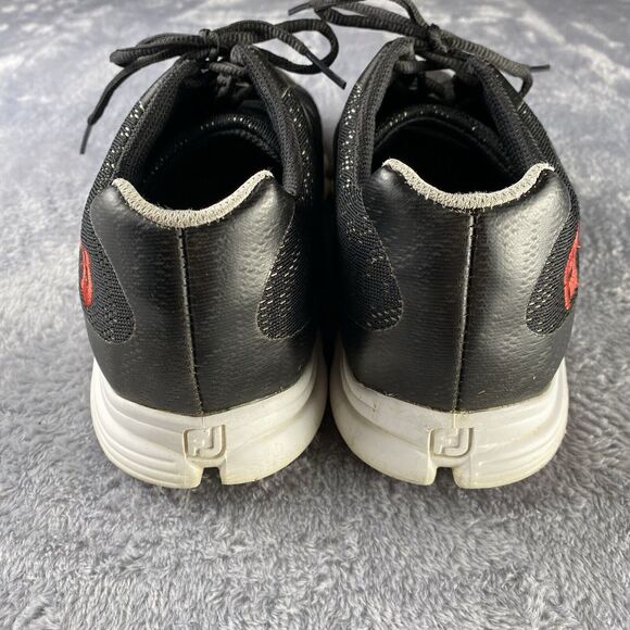 Footjoy Mens SuperLites XP Golf Shoes Spikeless Black Synthetic Size 9M - Picture 5 of 9